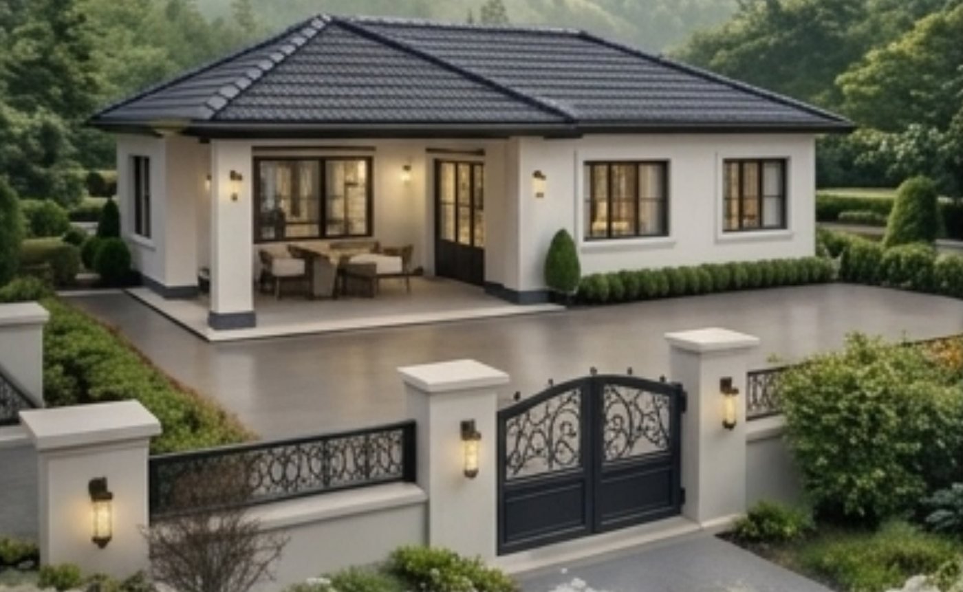 Italian Roof Tile Bungalow